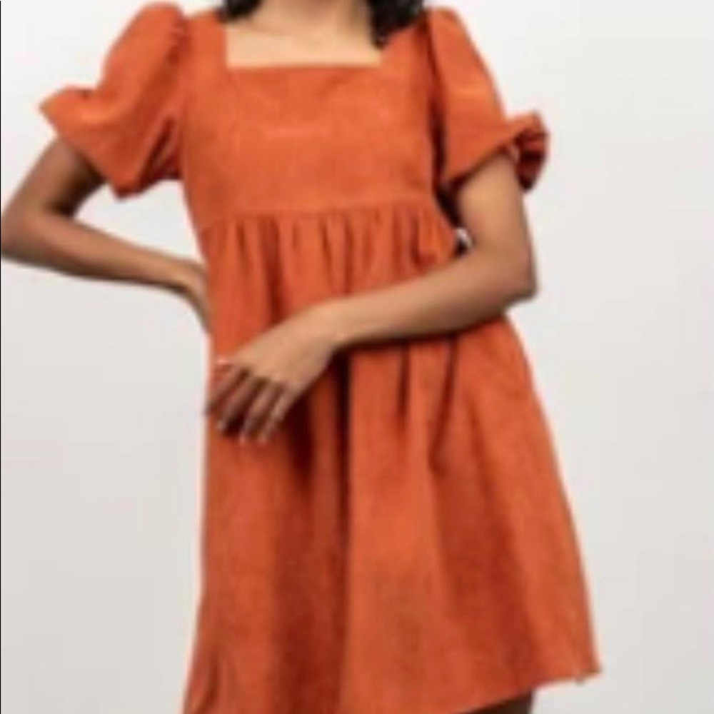Baltic born Felipa corduroy dress- Ginger